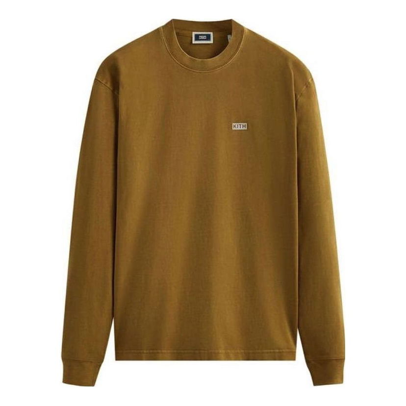 Tričko KITH KITH Long-Sleeve Tee Hnedá | KHM030632-711