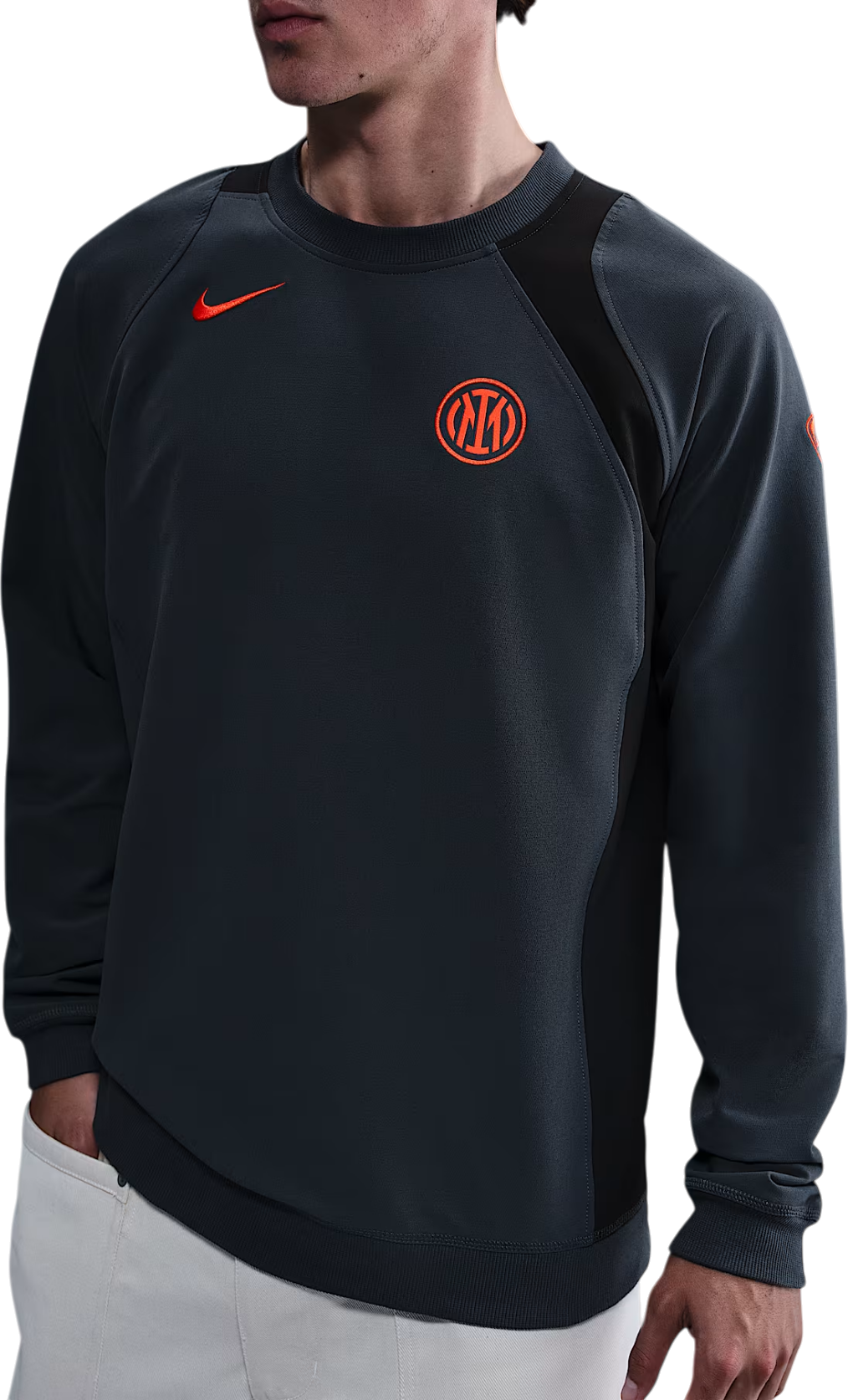 Mikina Nike Total 90 Inter Milan Soccer Crew-Neck Top Šedá | hq9779-437, 0