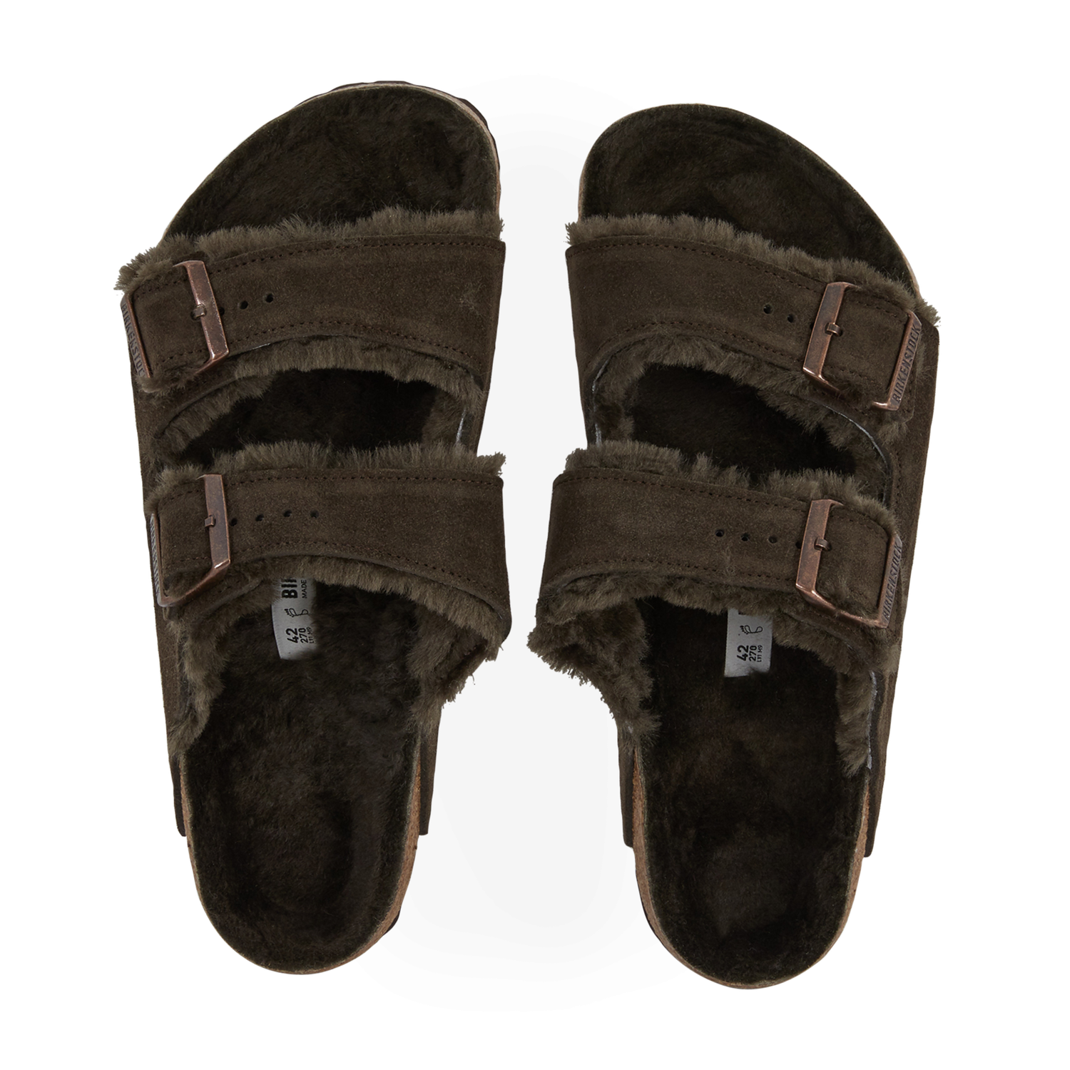 Tenisky a topánky Birkenstock Arizona Shearling Marron Hnedá | 1020566, 0