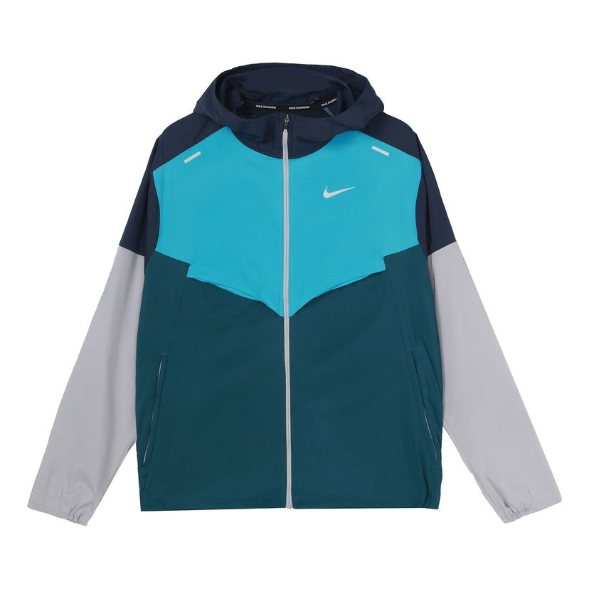 Vetrovka Nike Sports Training Running Hooded Jacket Modrá | CZ9071-451