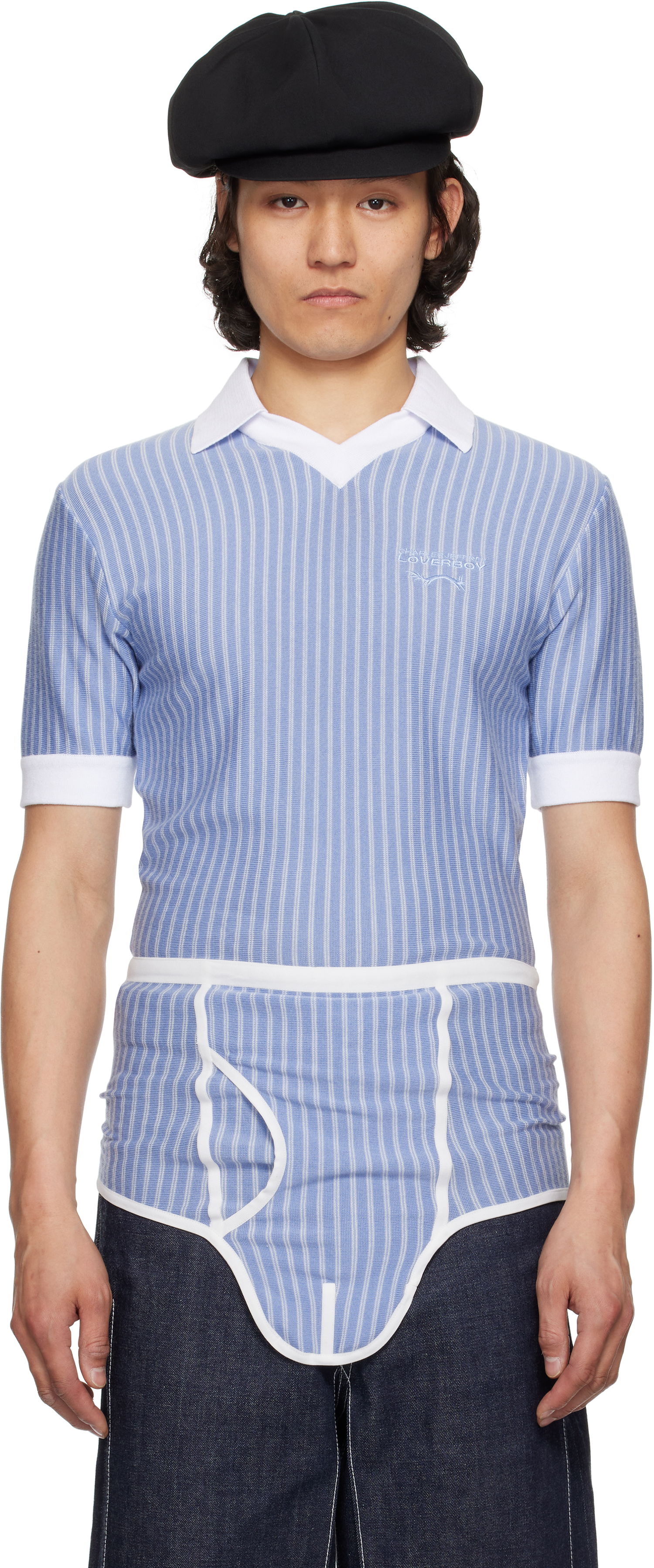 Polo tričko Charles Jeffrey Loverboy Charles Jeffrey LOVERBOY Cheeky Onesie Polo Modrá | 54090301, 0
