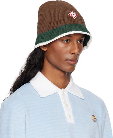 Klobúk Casablanca Casablanca Crochet Bucket Hat Hnedá | AS25-HAT-081-01, 1