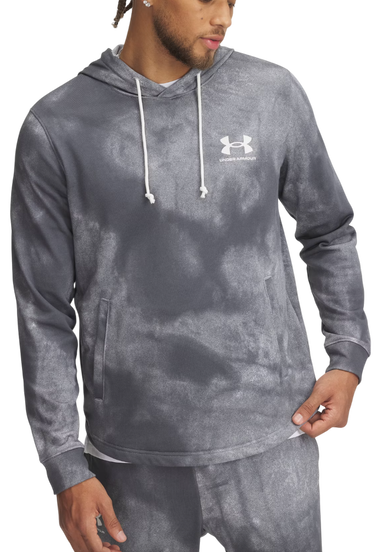 Mikina Under Armour Rival Terry AOP Hoodie Šedá | 1390138-025, 0