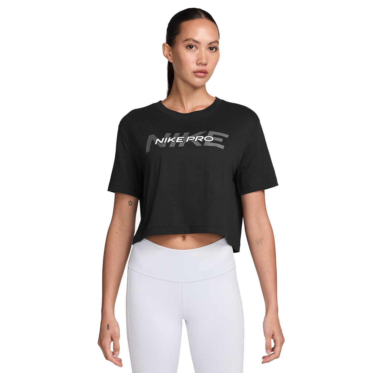 Crop Top Nike Pro Training Cropped T-Shirt Čierna | HF0762-010, 0