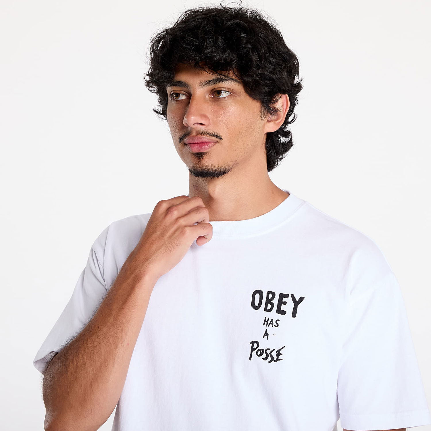 Tričko OBEY T-shirt Has A Posse T-Shirt White M Biela | 166913915-WHT, 1