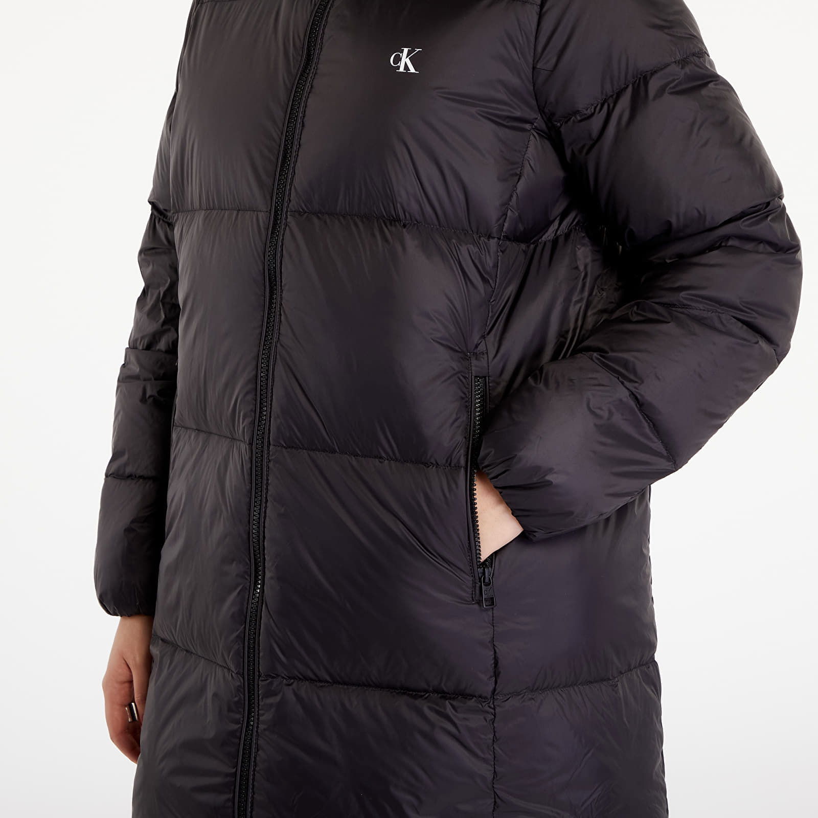 Down Long Puffer Jacket Black