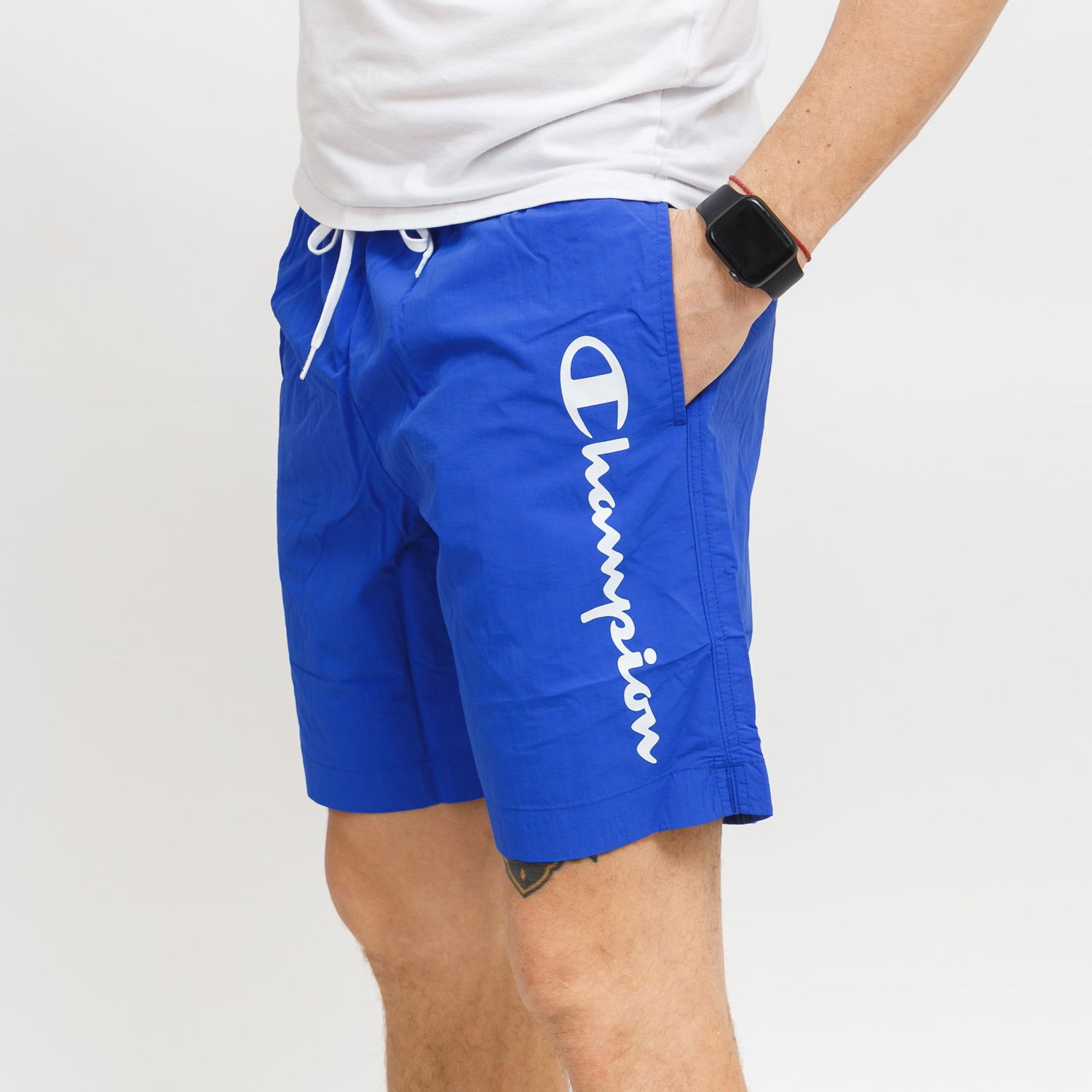 Plavky Champion Beachshort Modrá | 216068-BS071, 1