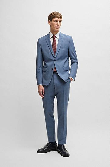 Košeľa BOSS BOSS Slim Fit Easy-Iron Cotton Poplin Shirt Biela | 50479922, 1
