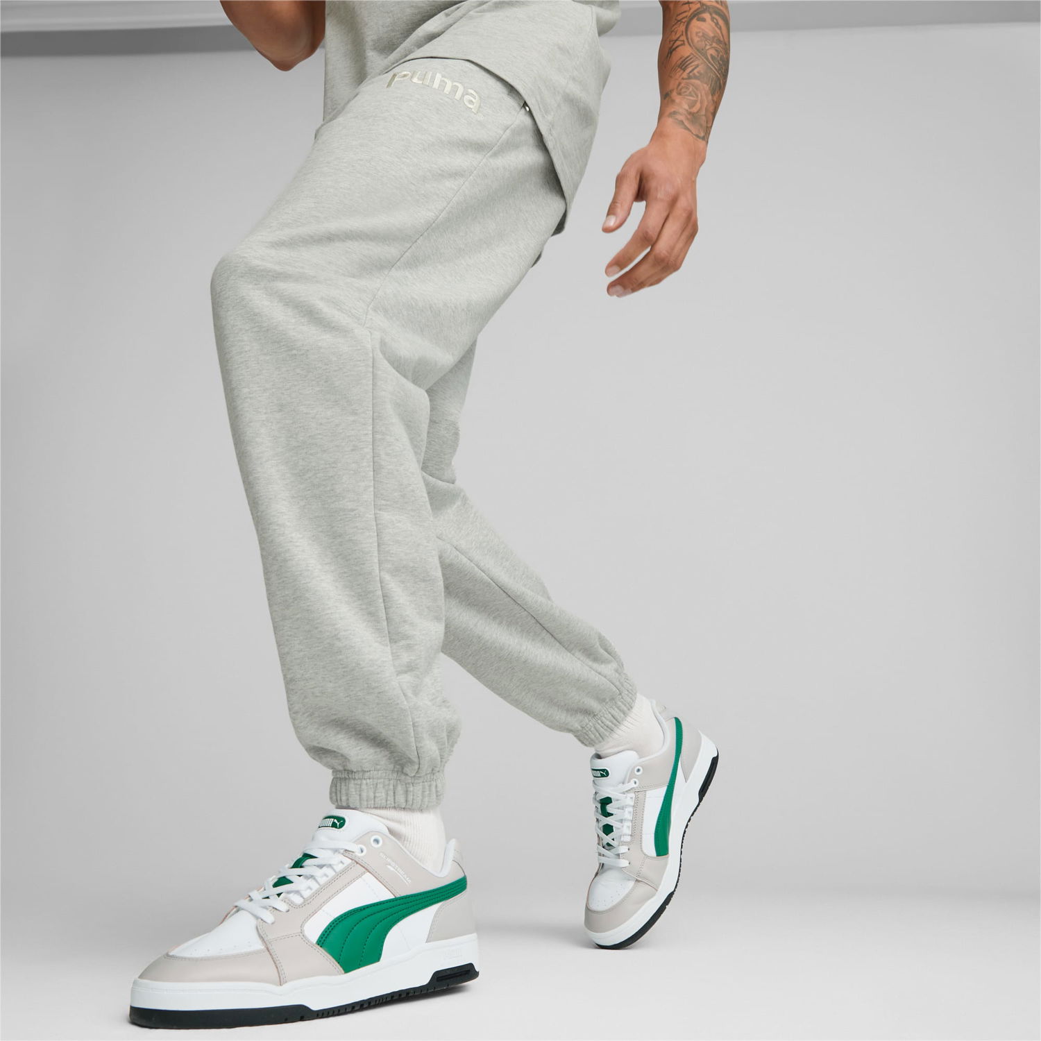 Tepláky Puma TEAM Men's Sweatpants Šedá | 538261_04, 0
