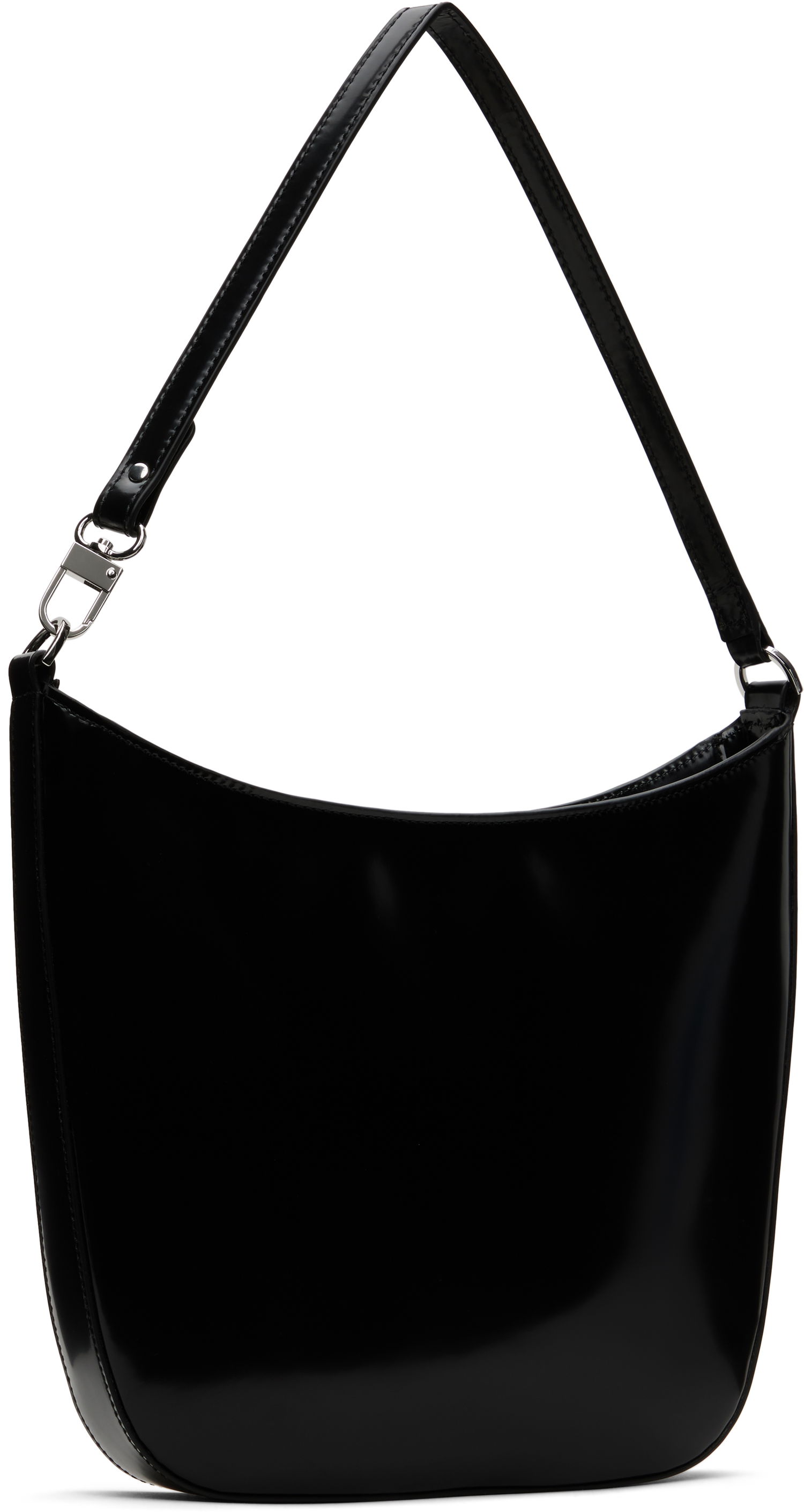 Taška cez rameno BY FAR Patent Leather Shoulder Bag Čierna | MWBSB053CL017BK001PL, 1