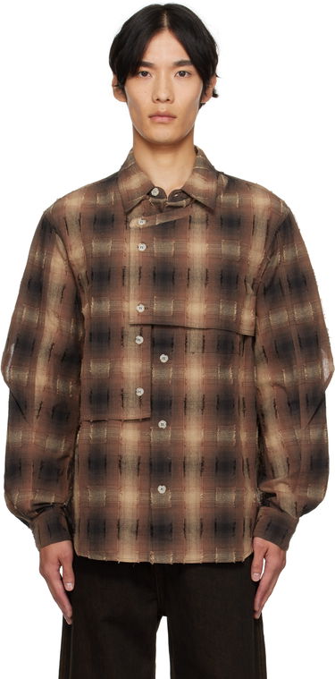 Košeľa Andersson Bell Andersson Bell Check Layered Shirt Hnedá | atb1337m, 0