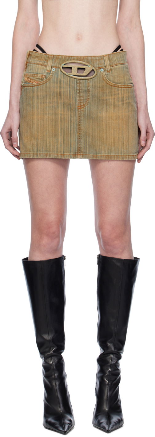 Sukňa Diesel De-Ron-Fsd Denim Miniskirt Zelené | A12264 0NLAU, 0