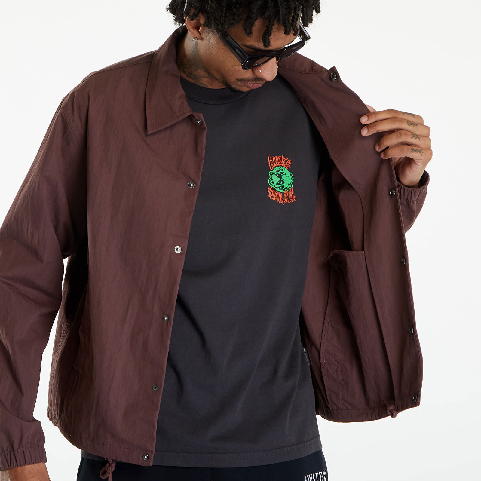 4 Wheeler Coaches Jacket Brown