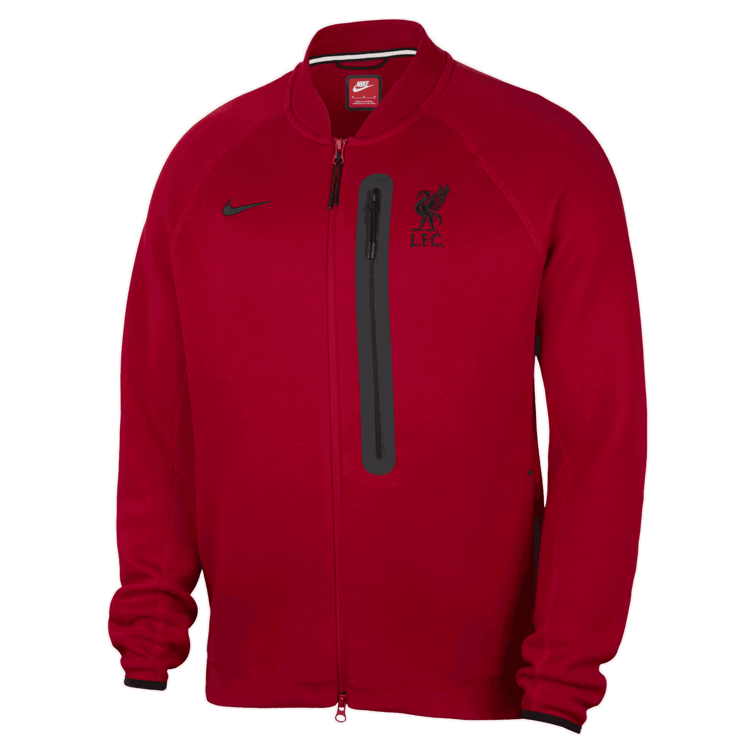 Bunda Nike Liverpool FC Tech Fleece Červená | FQ3505-687, 1