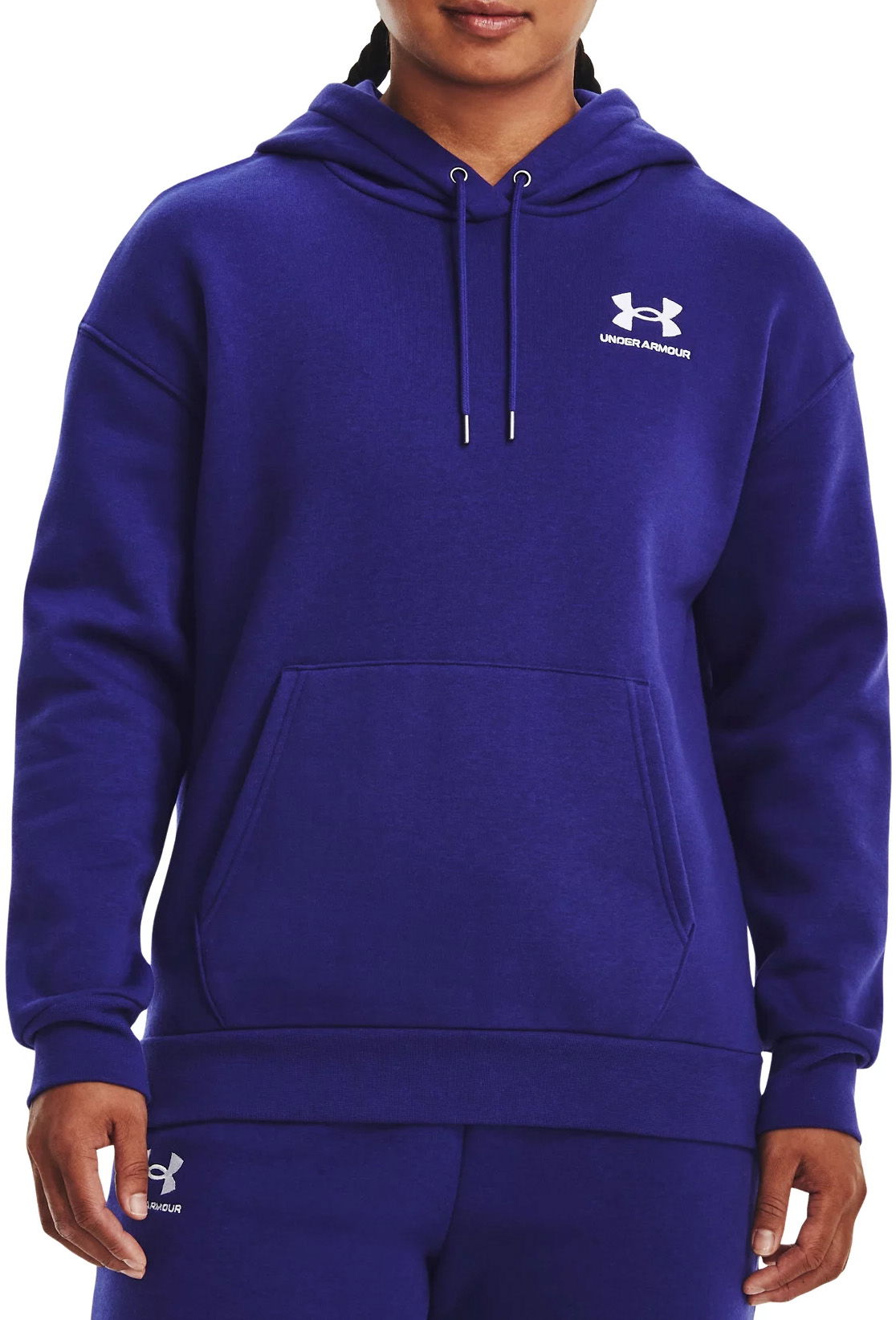 Mikina Under Armour Essential Fleece Hoodie Navy | 1373033-468, 0