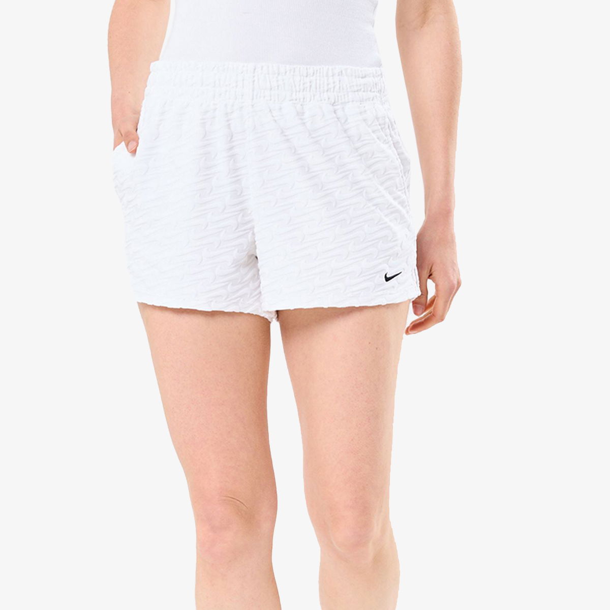 Šortky Nike Nike Swim Terry 5" Volley Shorts Biela | NESSF257-100, 0