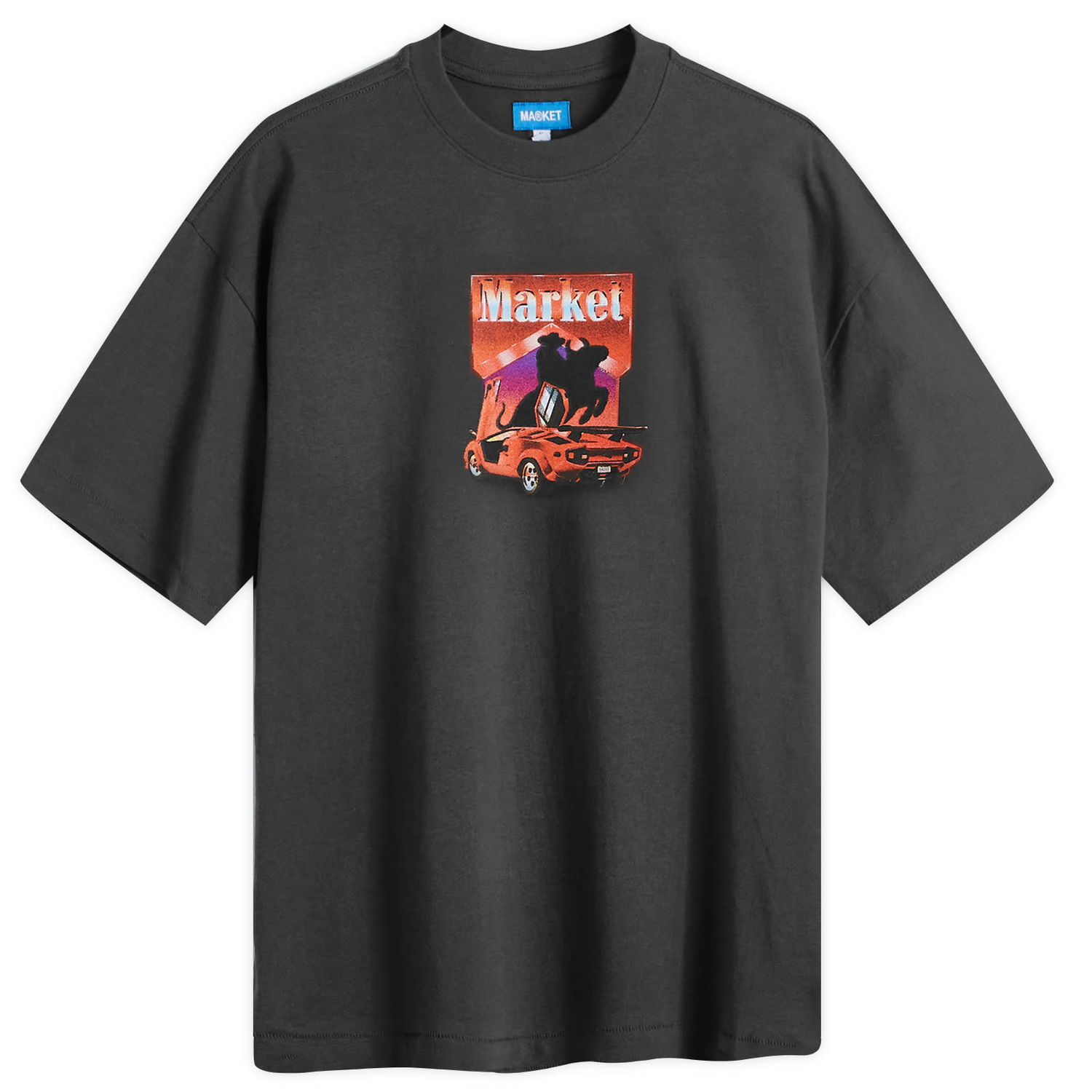 Tričko MARKET Bullrider Čierna | 399001939-WBK, 0