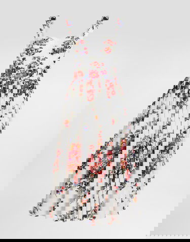 Šaty Dolce & Gabbana Dolce & Gabbana Flower Bouquet-print Cotton Dress Rôznofarebný | F6TTGTHS5UUHA5ZO, 0