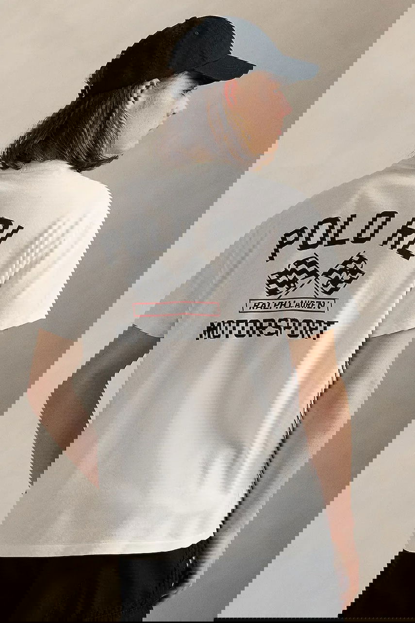 Tričko Polo by Ralph Lauren Polo Ralph Lauren Motorsport Graphic T-Shirt Biela | 710972611, 1