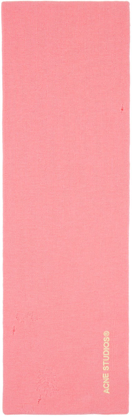 Šál Acne Studios Acne Studios Kornoto Vintage Scarf Ružová | CA0333-, 0