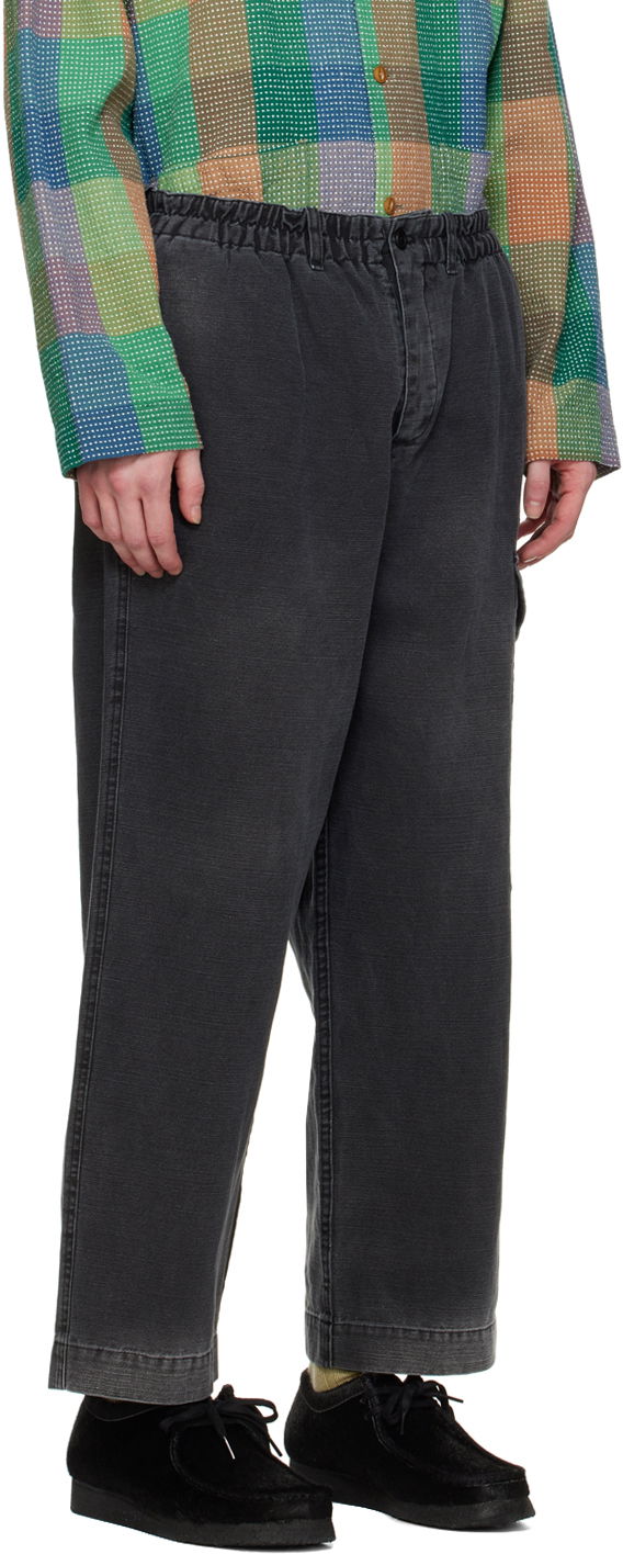 Cargo nohavice YMC YMC Faded Cargo Trousers Čierna | P4WAJ, 1