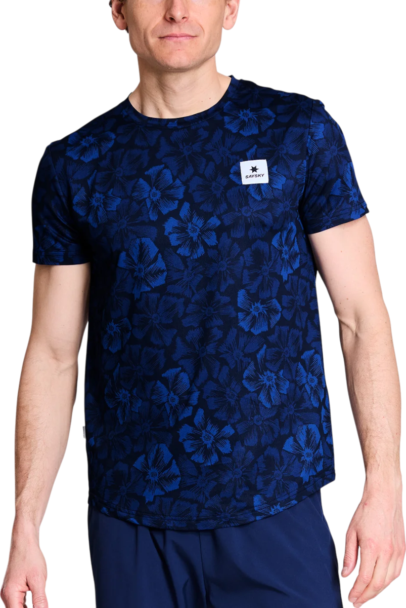 Tričko Saysky Saysky Flower Combat T-Shirt Modrá | nmrss31c-1029, 0