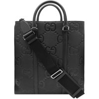 Tote bag Gucci Jumbo GG Leather Tote Bag Čierna | 760233-AABY7-1000, 1