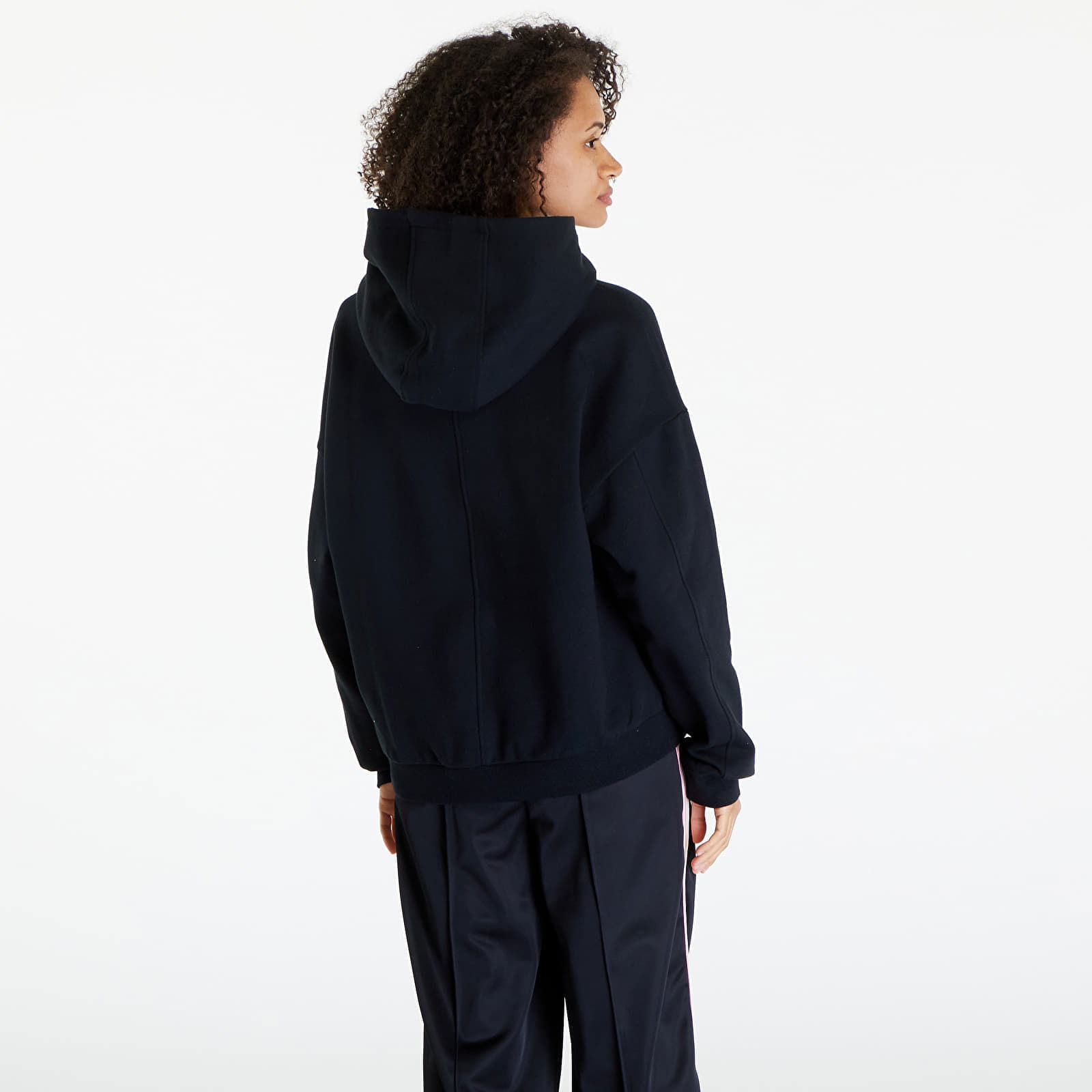 Ladies Organic Oversized Hoody Black