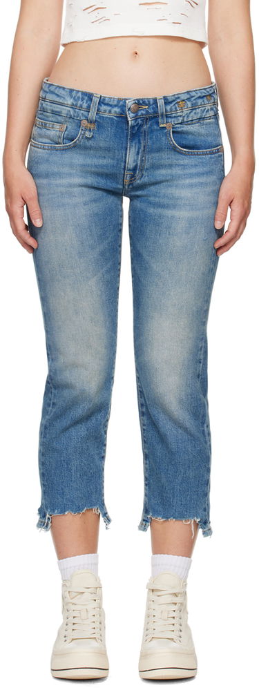 Džínsy R13 R13 Boy Straight Jeans Modrá | R13W0091-143A, 0