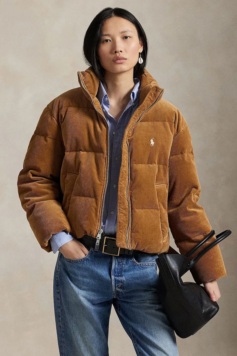 Prešívaná bunda Polo by Ralph Lauren Polo Ralph Lauren Woven Puffer Jacket Hnedá | 211971178