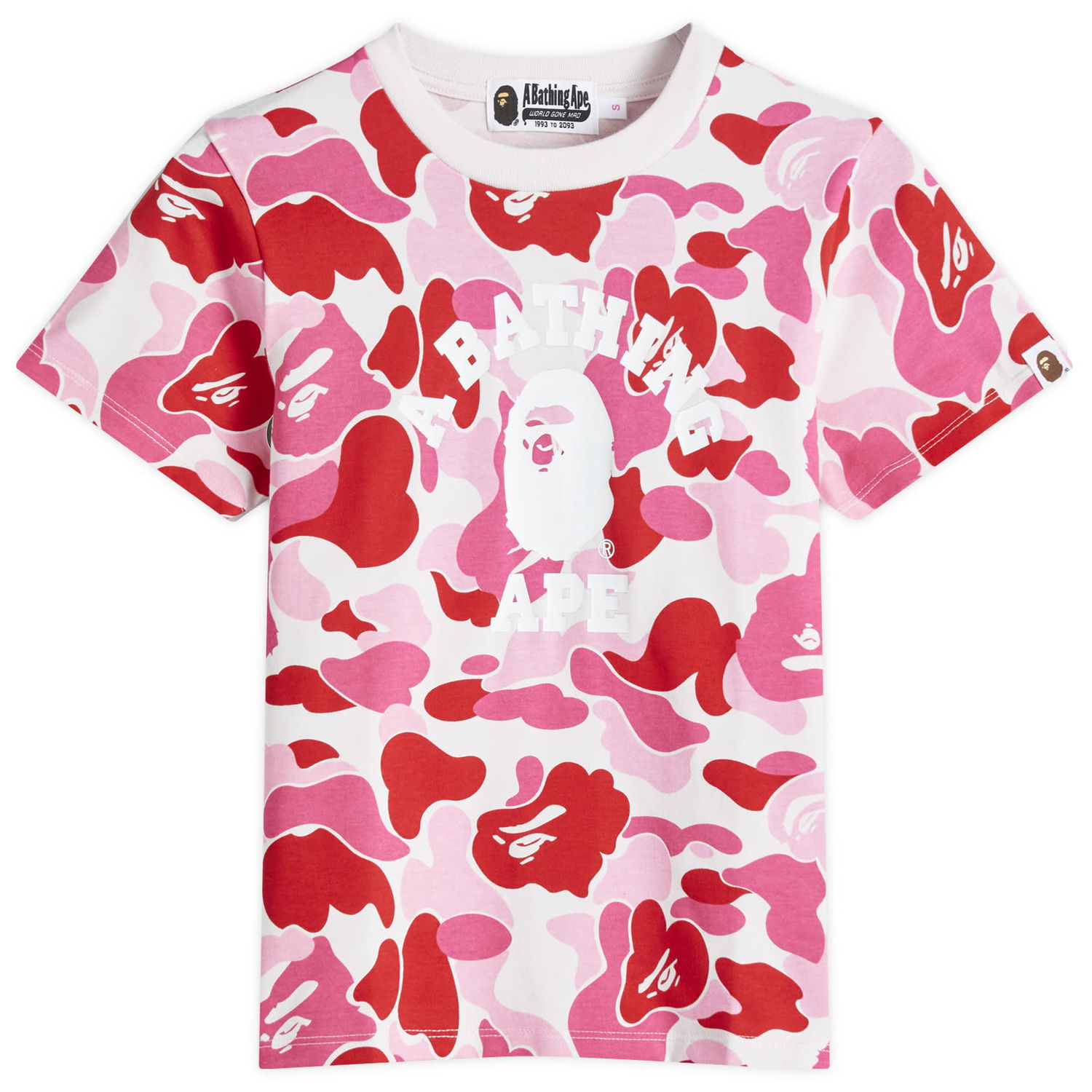 Tričko BAPE ABC Camo Baby Print T-Shirt Ružová | 001CSK802004L-PNK, 1