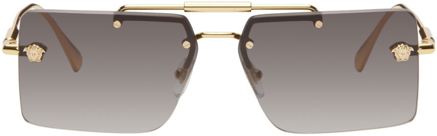 Slnečné okuliare Versace Gold Medusa Sunglasses Metalická | 0VE2245 8056597643030, 0