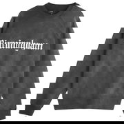 Faded Print Raglan Sweatshirt, Size Large