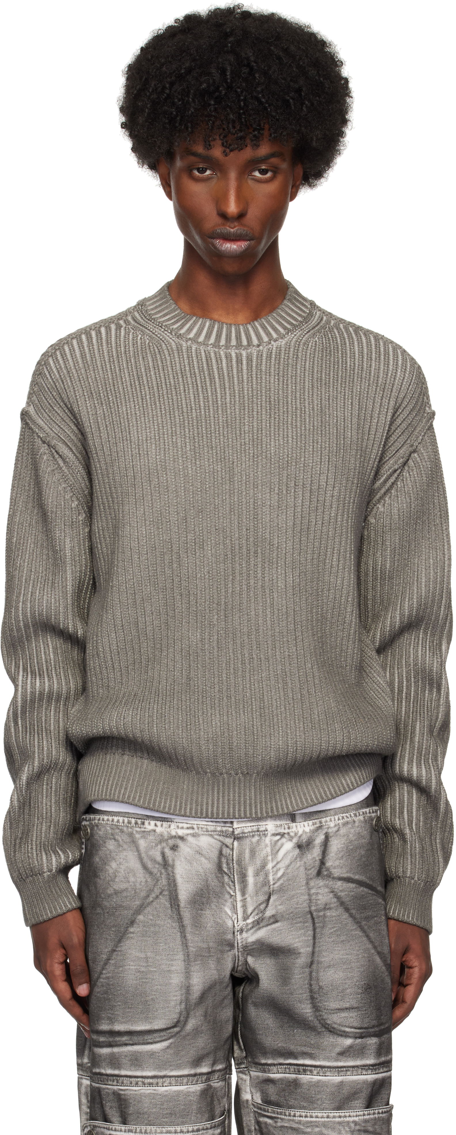 Vintage Washed Crewneck Sweater