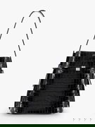 Belted Croc-Effect Leather Shoulder Bag