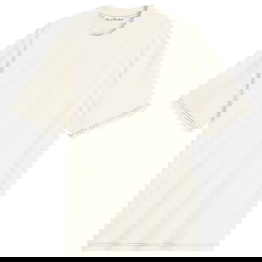 Tričko Acne Studios Acne Studios Eresa U Autograph Logo T-Shirt, Size X-Small Biela | CL0388-AEG, 0