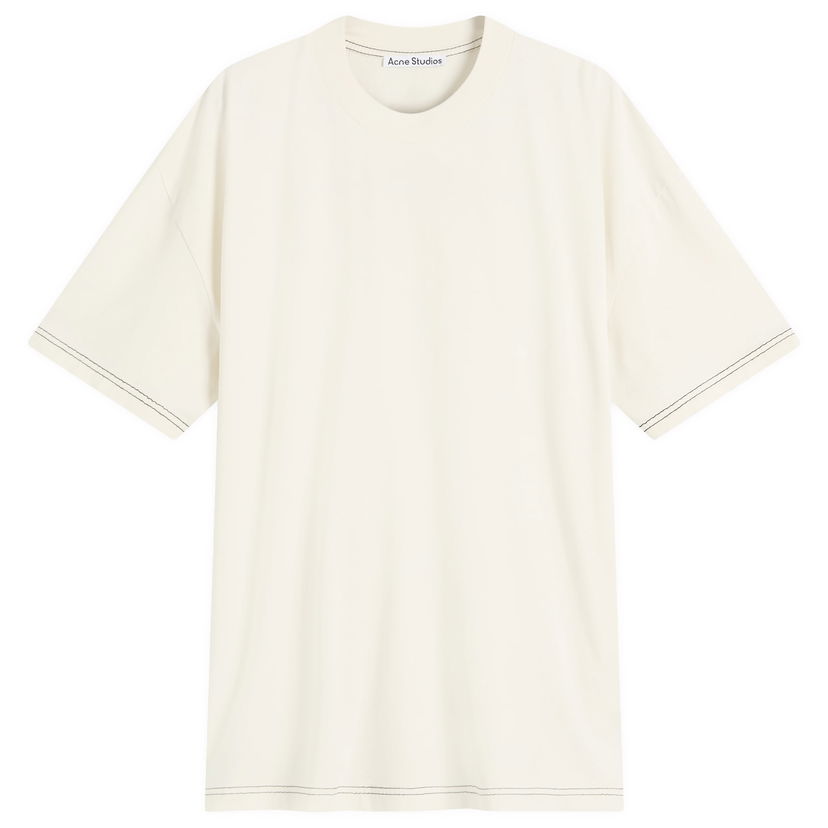 Tričko Acne Studios Acne Studios Eresa U Autograph Logo T-Shirt, Size X-Small Biela | CL0388-AEG