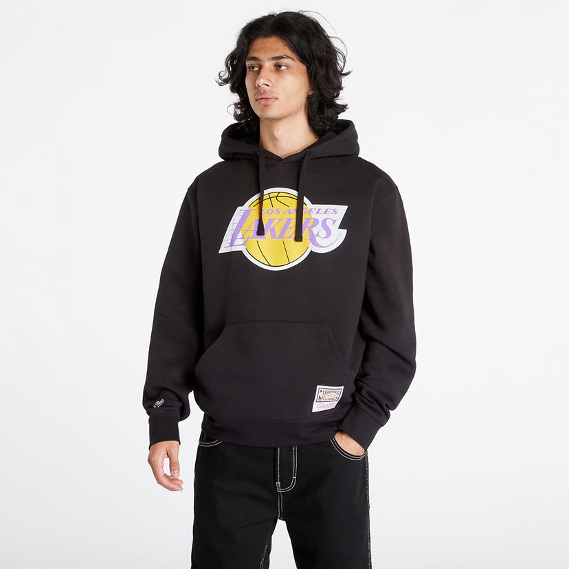 Mikina Mitchell & Ness NBA Team Logo Hoodie Upd Los Angeles Lakers Čierna | HDSSINTL1267-LALBLCK