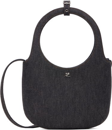 Taška cez rameno Courrèges Courrèges Holy Denim Shoulder Bag Navy | 125GSA102DE0036, 0