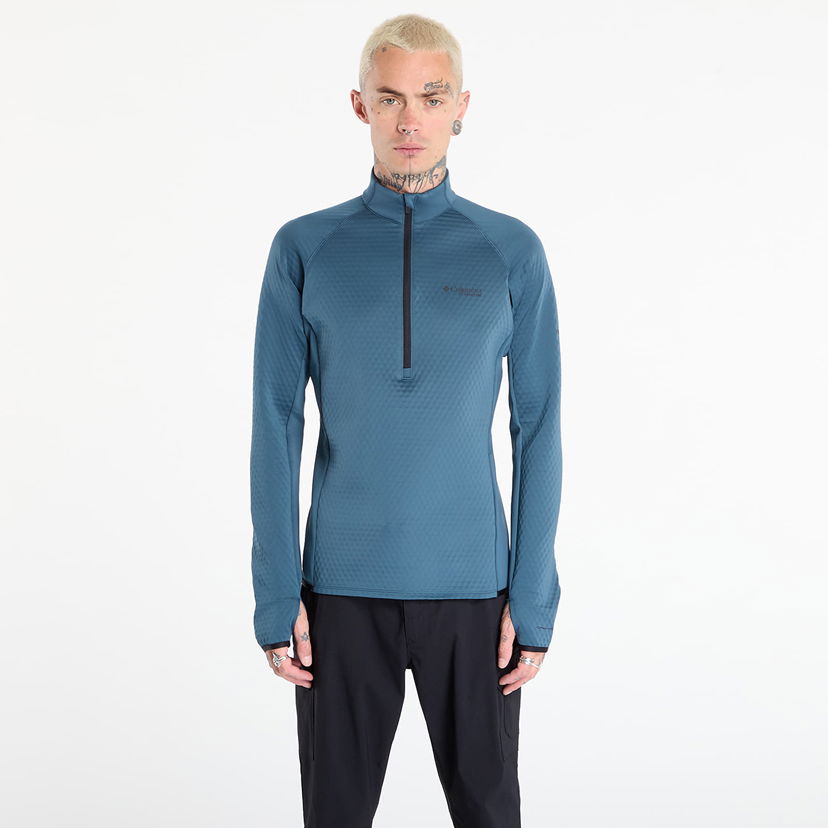 Mikina Columbia Crystal Leaf Omni-Heat Helix Half Zip Top Modrá | 2094983429