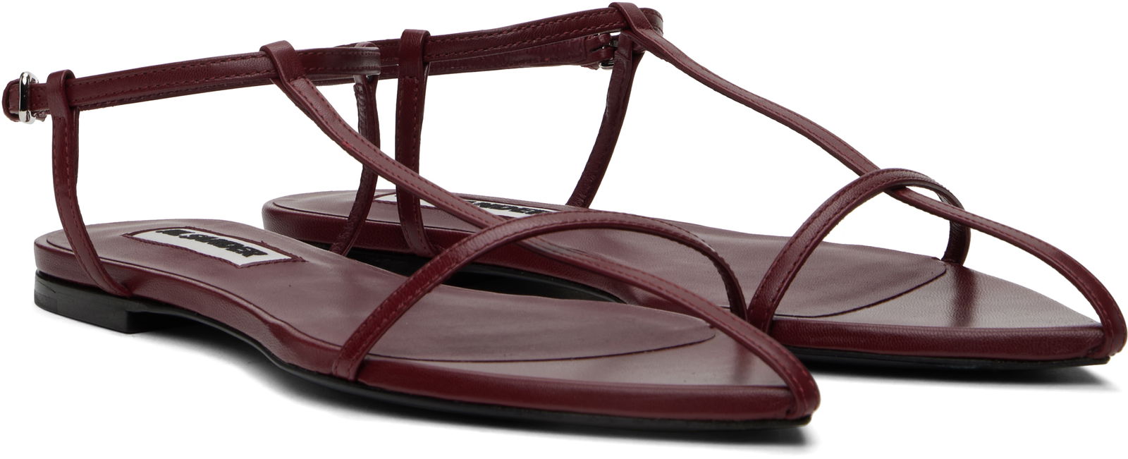 Jil Sander Pointed Toe Thong Sandals