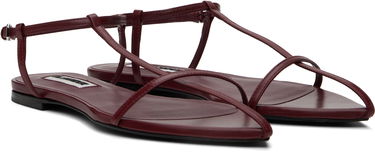Tenisky a topánky Jil Sander Jil Sander Pointed Toe Thong Sandals Vínová | J15WP0081_P8226, 3