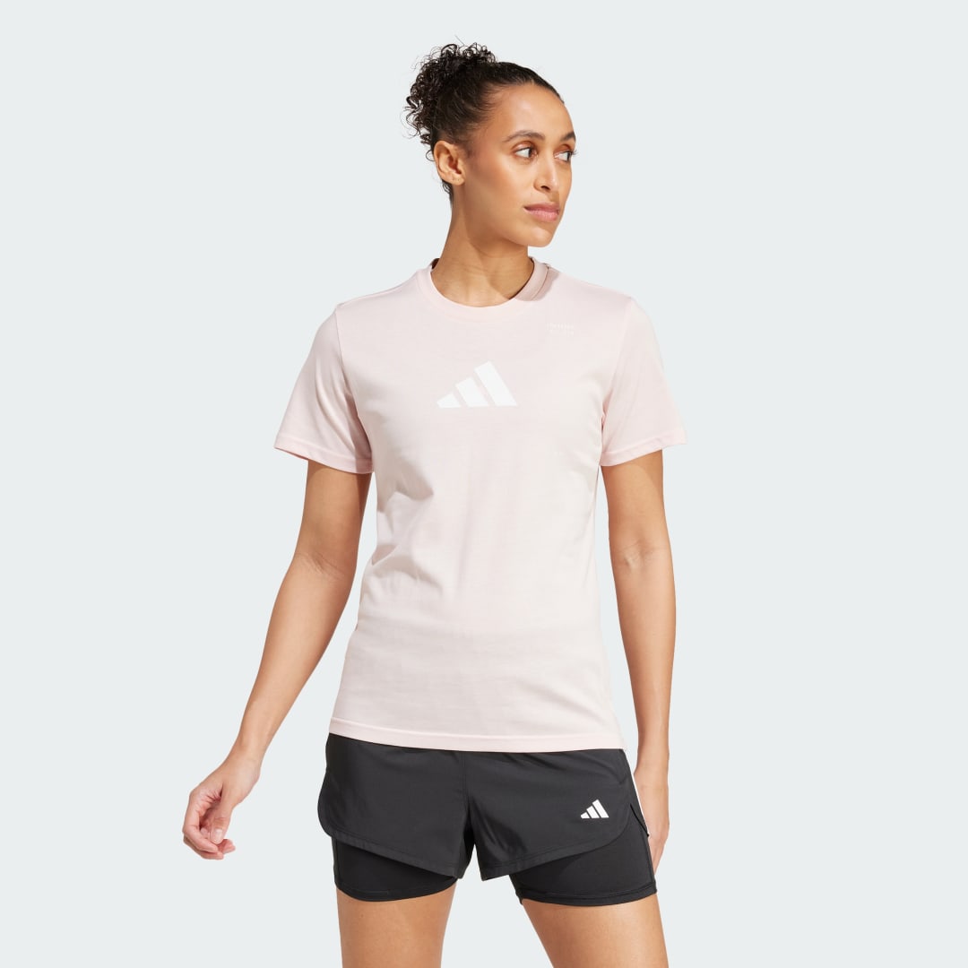 Tričko adidas Performance All-Gym Graphic Training T-Shirt Ružová | IY8319, 0