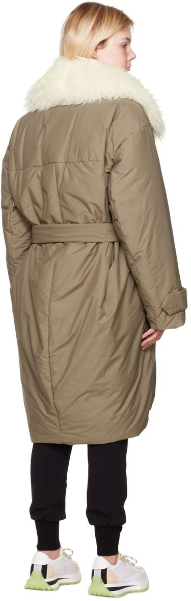 Kabáty Stella McCartney Stella McCartney FFF Collar Puffer Parka Hnedá | 6600163AU305, 2
