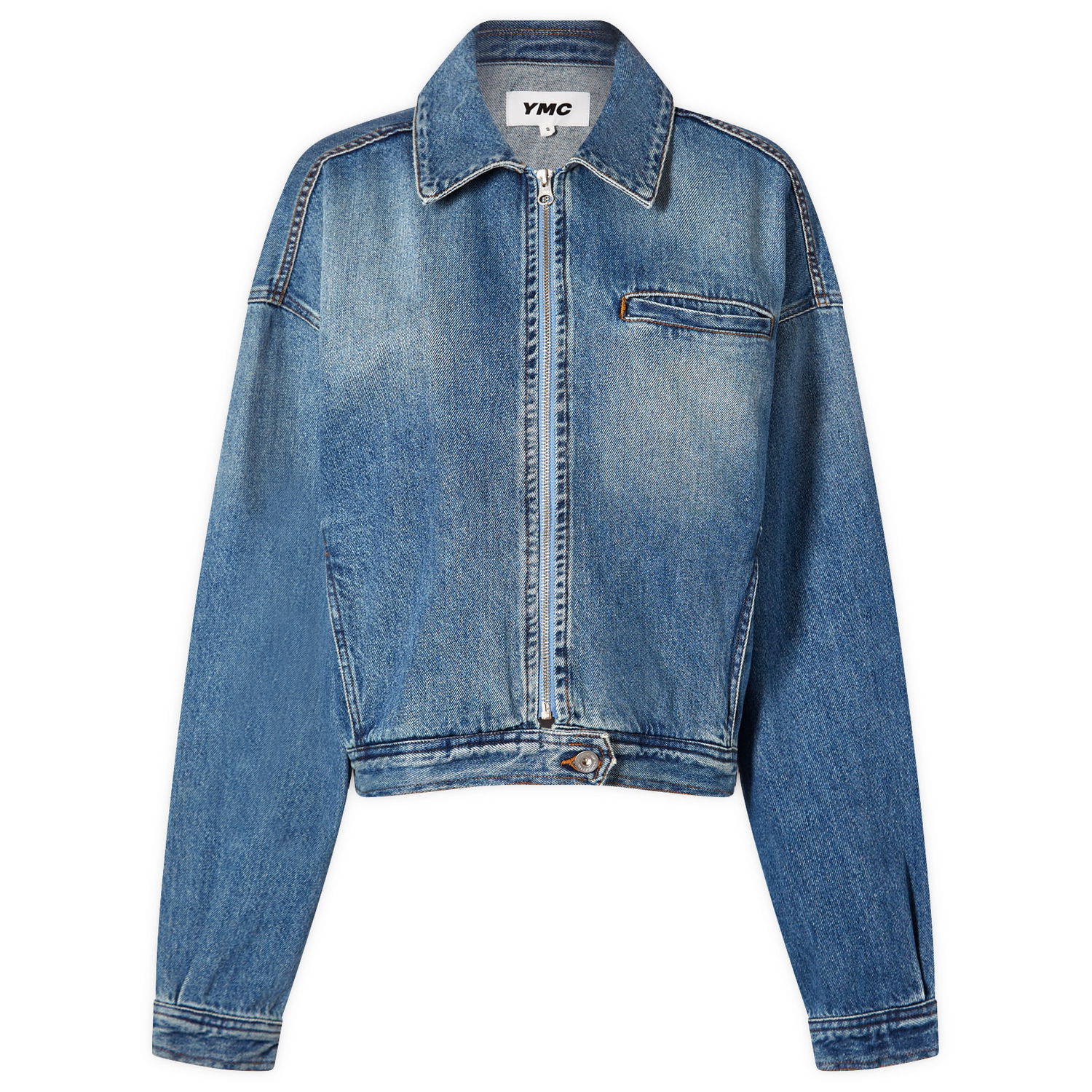 Bunda YMC Burnside Denim Jacket Modrá | Q5WMF-40, 1