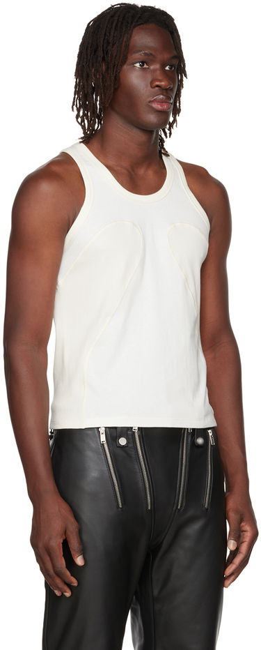 Tielko Dion Lee Ribbed Tank Top Zelené | C3064P22, 4