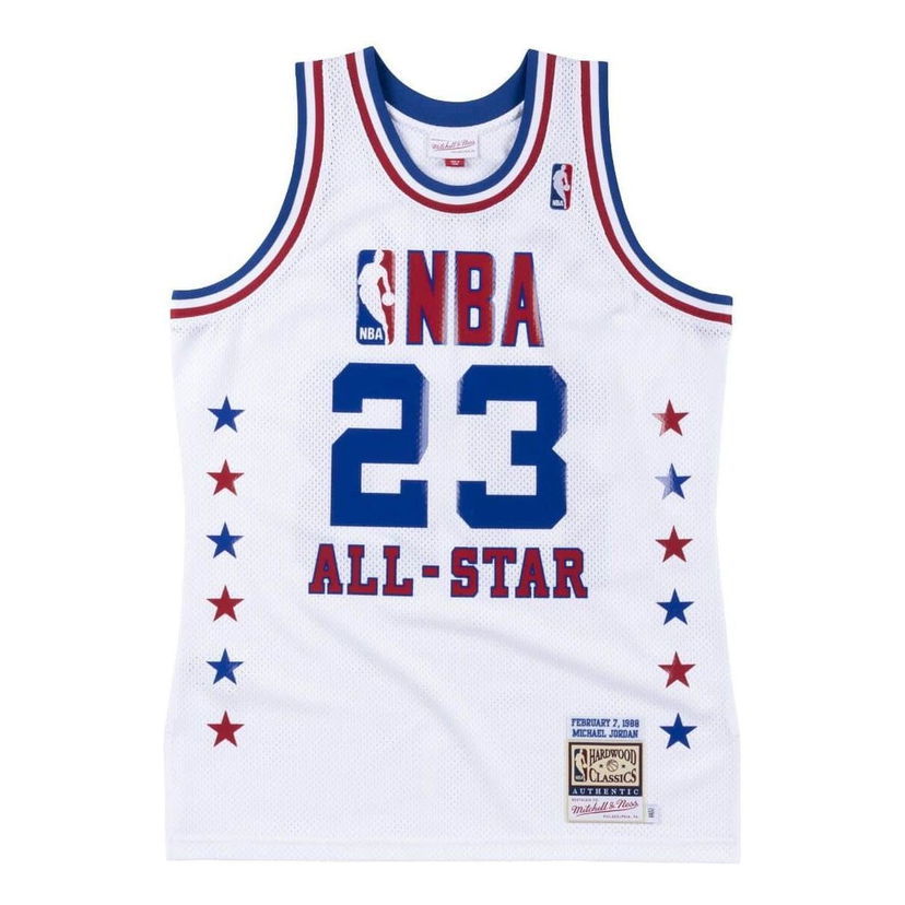 Tielko Mitchell & Ness NBA All-Star East 1988 'Michael Jordan 23' Jersey Biela | BA67NR-ASE-W-FK6