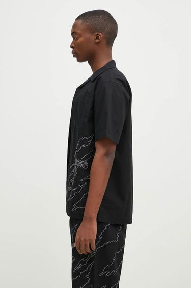 Košeľa Maharishi Relaxed Fit Shirt with Dragon Embroidery Čierna | 5336.BLACK, 1