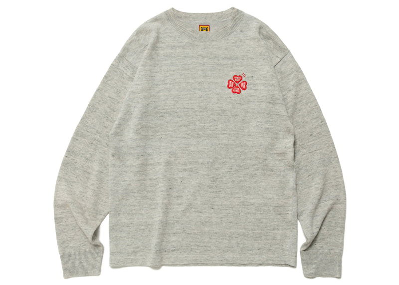Sveter Human Made Blend Knit Sweater Šedá | HM25CS022