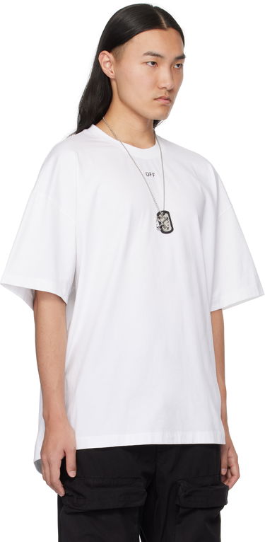 Tričko Off-White Stamp Over T-Shirt Biela | OMAA161C99JER0010110, 1